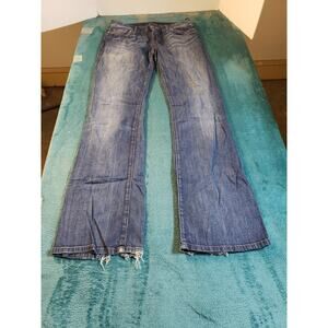 Joes Jeans Sz 29 Womens Blue Pants Ladies Stretch Mid Rise Honey Bootcut USA